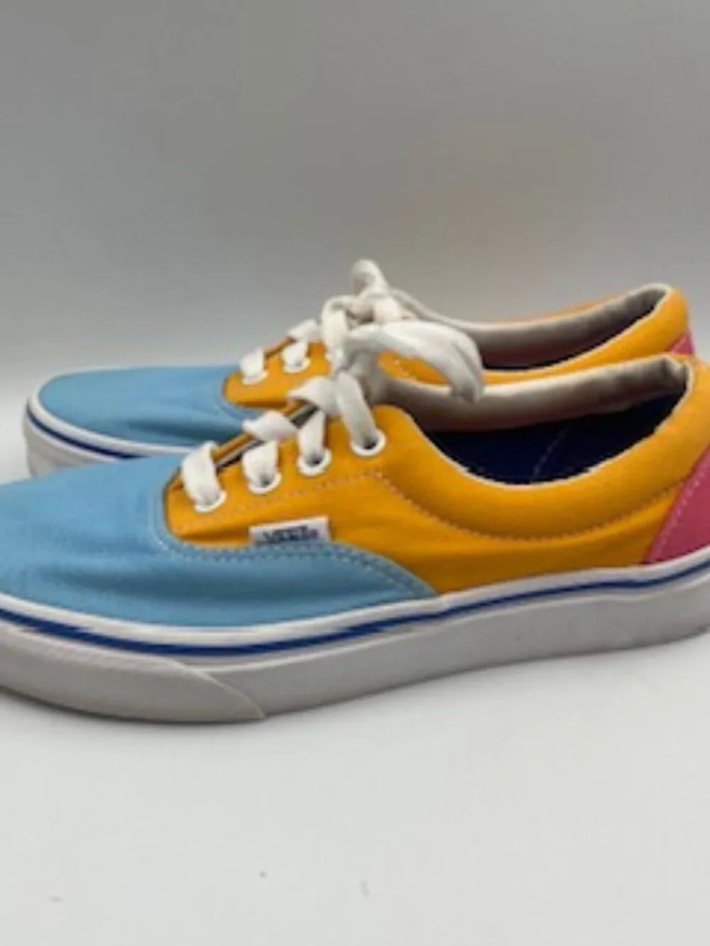 Vans Color Block Sneakers Unisex Women’s Sz 7 Men’s 5.5 low top shoes